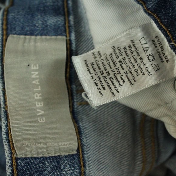 EVERLANE The High Rise Skinny Jean Womens 30 Regular Medium Wash Designer $68 - Picture 8 of 8